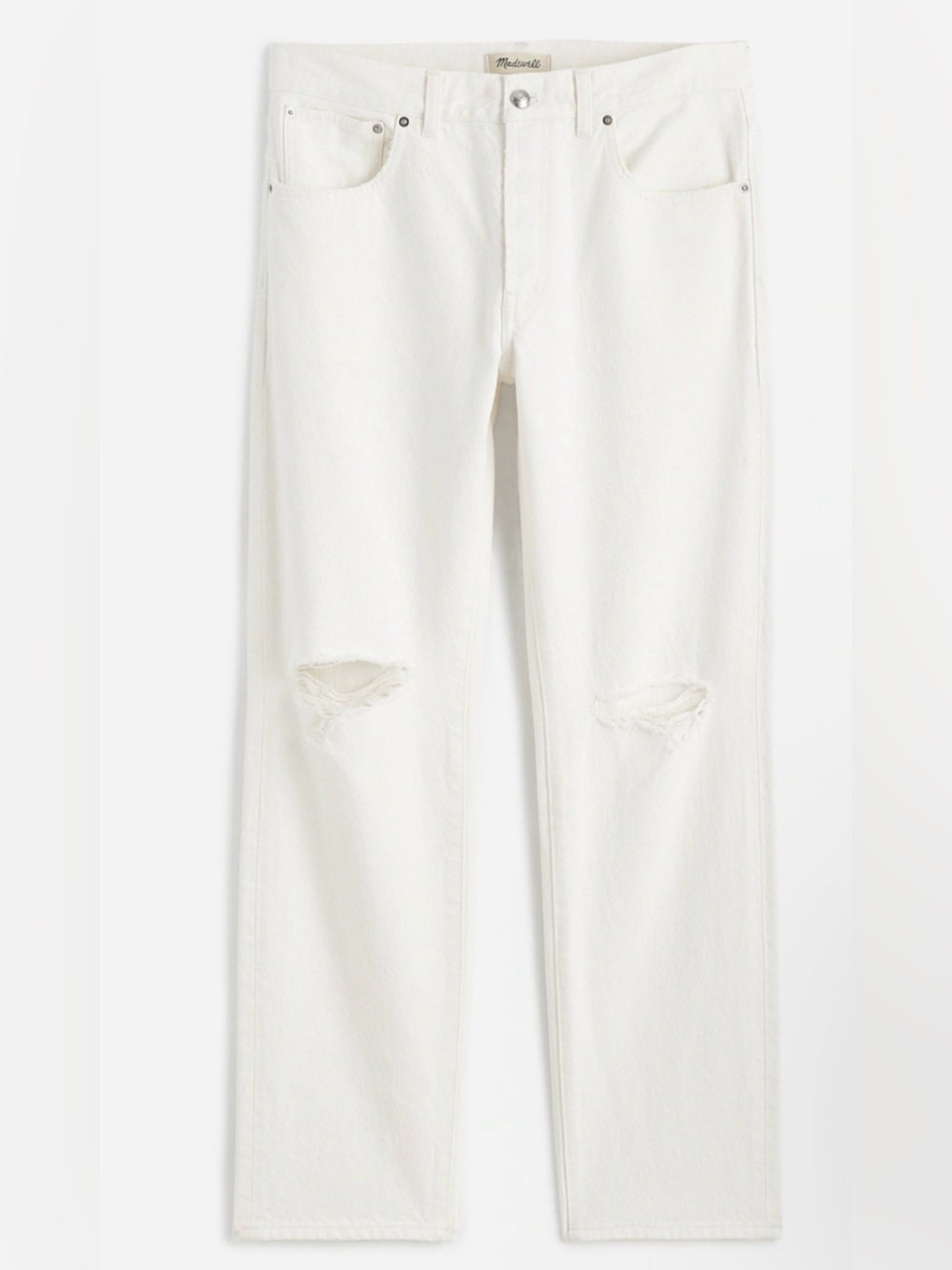 Madewell The Dean Easy Straight Crop Jean